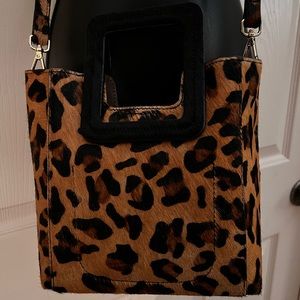 Crossbody/Tote/Shoulder TMWR Studio bag-Cheetah hair leather-Stunning-New